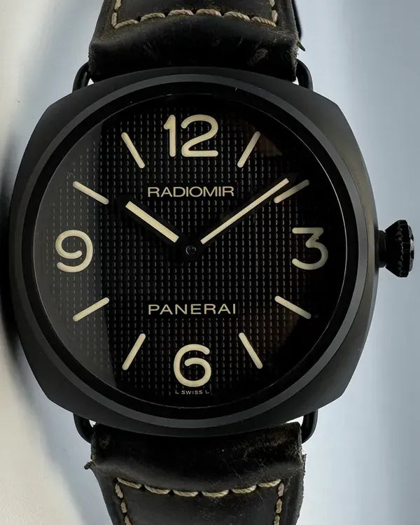 Panerai Radiomir "Black Seal" 45MM Black Dial Leather Strap (PAM00643)