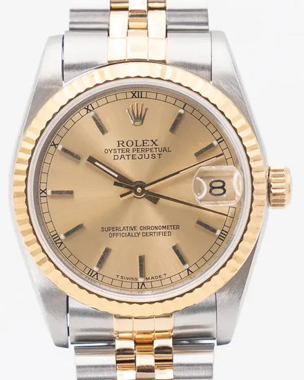 Rolex Datejust 31MM Champagne Dial Two-Tone Jubilee Bracelet (68273)