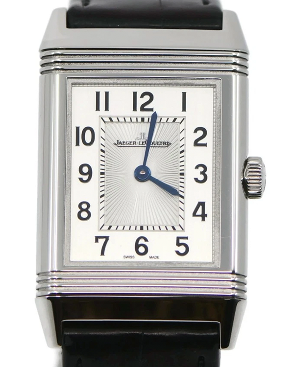 2021 Jaeger-LeCoultre Reverso Classic Monoface 24.4MM Silver Dial Leather Strap (Q2548440)