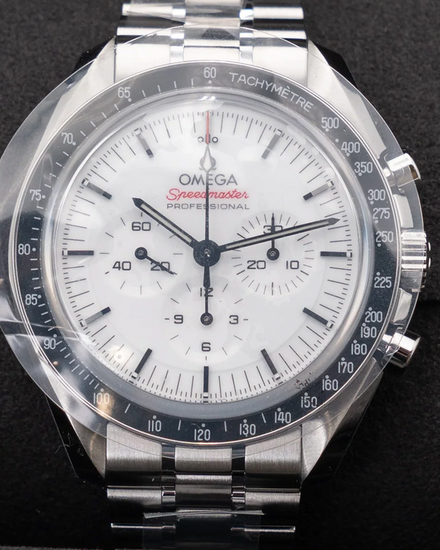 2025 Omega Speedmaster Professional Moonwatch 42MM White Dial Steel Bracelet (310.30.42.50.04.001)