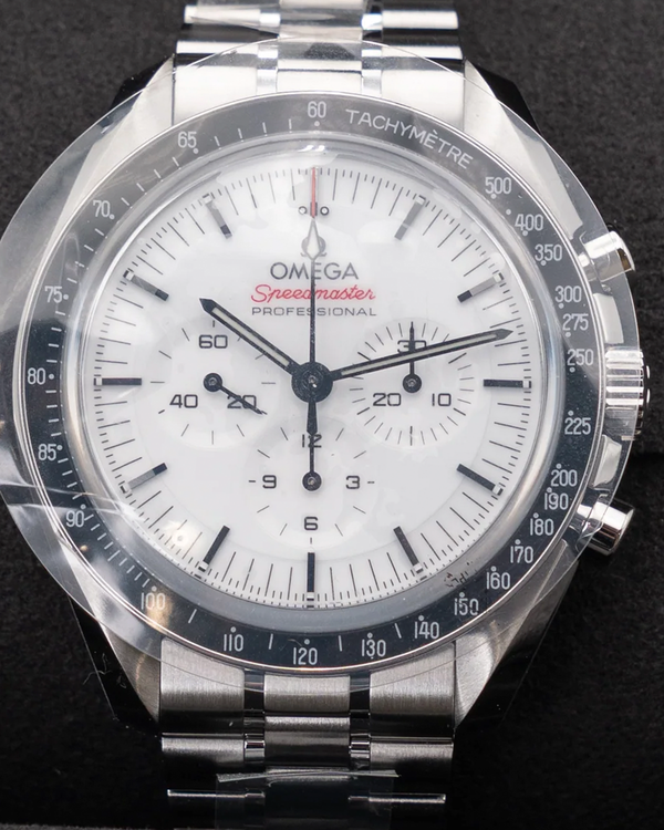 2025 Omega Speedmaster Professional Moonwatch 42MM White Dial Steel Bracelet (310.30.42.50.04.001)