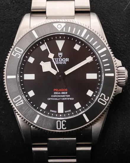 2024 Tudor Pelagos 39MM Black Dial Titanium Bracelet (25407N)