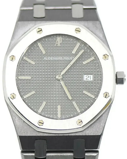 Audemars Piguet Royal Oak "Championship" 33MM Quartz Grey Dial Tantalum Bracelet (56175TT)