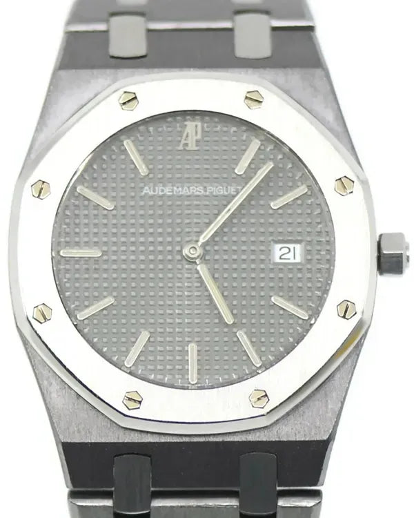 Audemars Piguet Royal Oak "Championship" 33MM Quartz Grey Dial Tantalum Bracelet (56175TT)