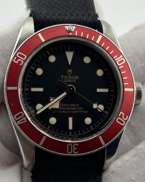 Tudor Black Bay 41MM Black Dial Textile Strap (79230R)