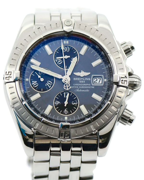 Breitling Chronomat Evolution 44MM Grey Dial Steel Bracelet (A13356)