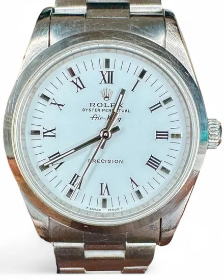 1997 Rolex Air-King 34MM White Dial Oyster Bracelet (14000)