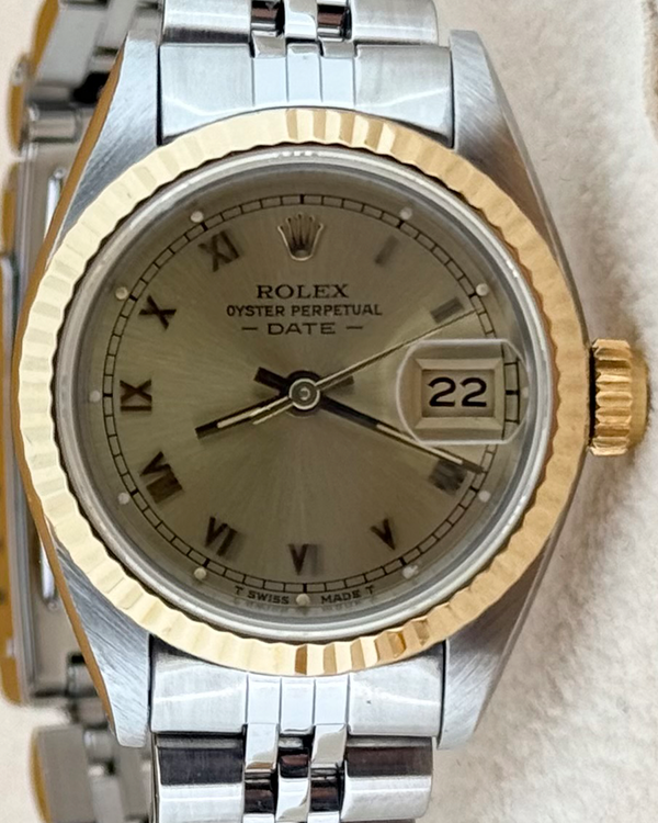 1984 Rolex Lady-Datejust 26MM Champagne Dial Jubilee Bracelet (69173)