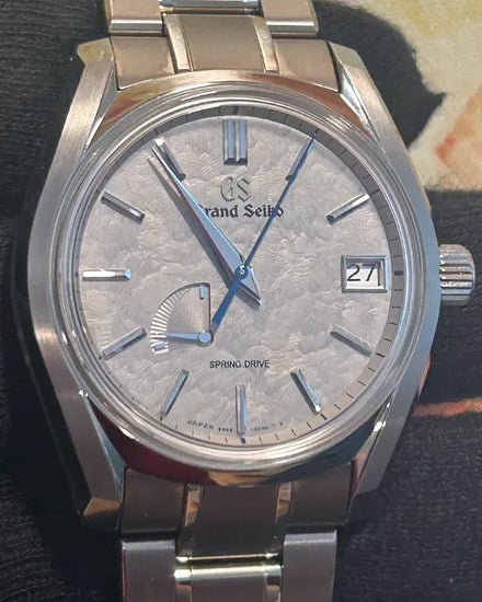 2022 Grand Seiko Heritage Collection "Taisetsu" 40MM Grey Dial Titanium Bracelet (SBGA415G)