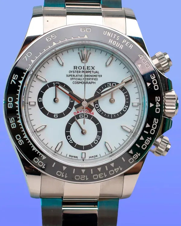 2025 Rolex Cosmograph Daytona 40MM White "Panda" Dial Oyster Bracelet (126500LN)