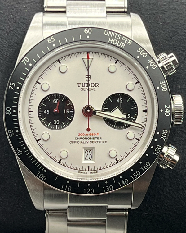 2023 Tudor Black Bay Chrono "Panda" 41MM White Dial Steel Bracelet (79360N)