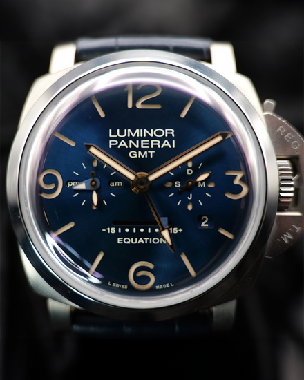 2017 Panerai Luminor GMT Equation of Time L.E. 47MM Blue Dial Leather Strap (PAM00670)