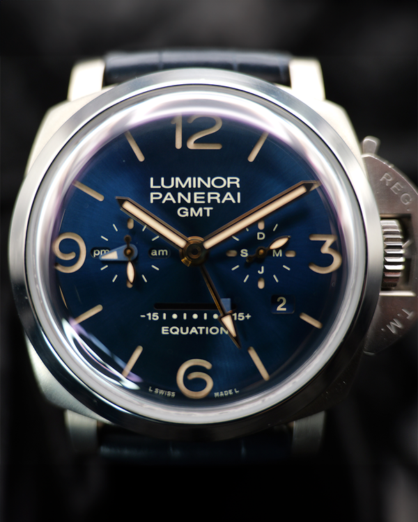 2017 Panerai Luminor GMT Equation of Time L.E. 47MM Blue Dial Leather Strap (PAM00670)