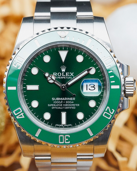 2020 Rolex Submariner Date "Hulk" 40MM Green Dial Oyster Bracelet (116610LV)