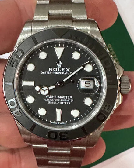 2025 Rolex Yacht-Master II 42MM Black Dial Titanium Oyster Bracelet (226627)