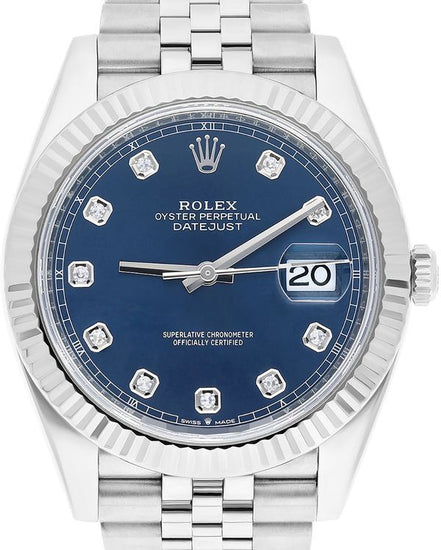 Rolex Datejust 41MM Blue Dial Jubilee Bracelet (126334)
