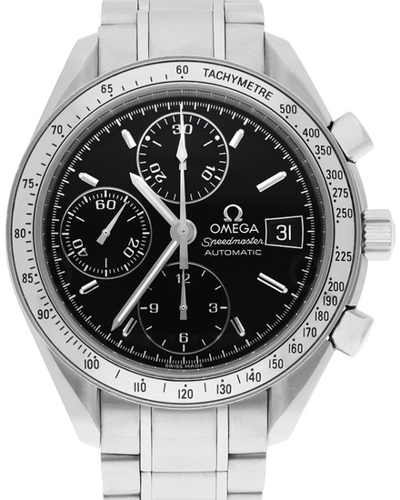 Omega Speedmaster Date 39MM Black Dial Steel Bracelet (3513.50.00)