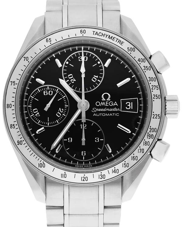 Omega Speedmaster Date 39MM Black Dial Steel Bracelet (3513.50.00)