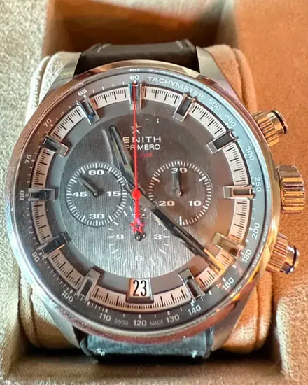 Zenith Chronomaster El Primero Sport Land Rover BAR Team L.E. 45MM Grey Dial Rubber Strap (03.2282.400/91.R578)