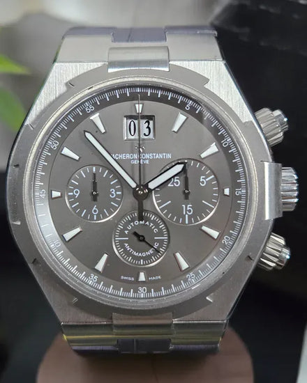 Vacheron Constantin Overseas Chronograph 42MM Grey Dial Rubber Strap (49150/000W-9501)
