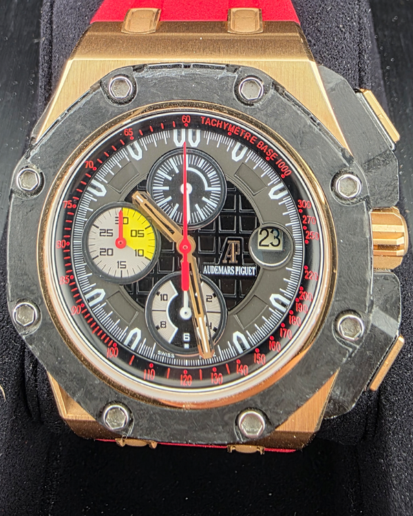 2011 Audemars Piguet Royal Oak Offshore Grand Prix L.E. 44MM Black Dial Rubber Strap (26290RO.OO.A001VE.01)