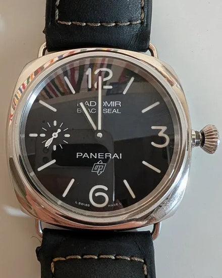 2019 Panerai Radiomir Black Seal 45MM Black Dial Leather Strap (PAM00754)