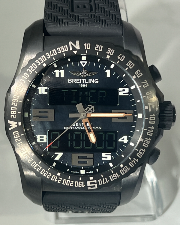 2017 Breitling Bentley Cockpit B50 Bentayga Edition 46MM Quartz Mother of Pearl Dial Rubber Strap (VB50109U/BE29)