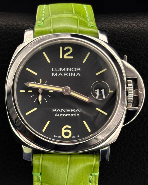 2019 Panerai Luminor Marina 40MM Black Dial Leather Strap (PAM01048)