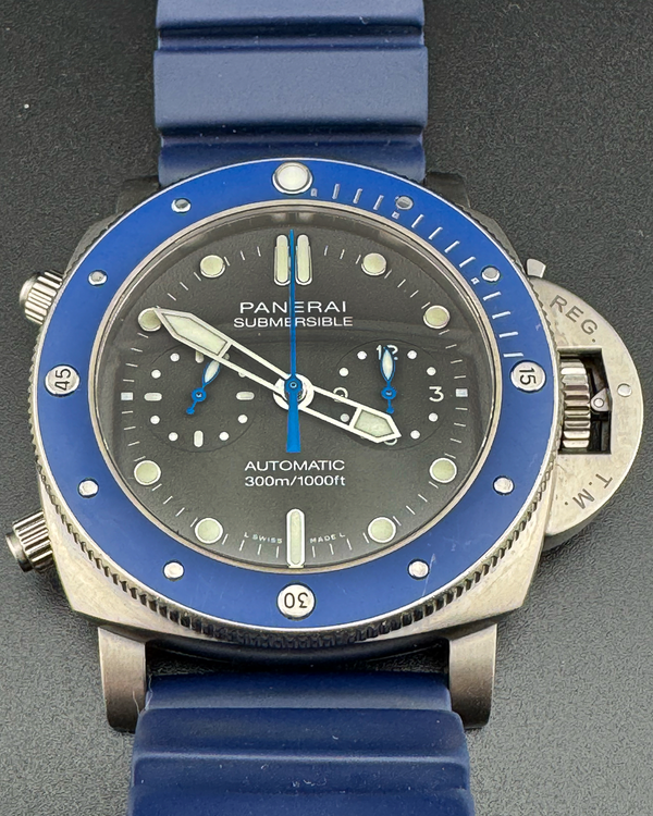 2019 Panerai Submersible "Guillaume Nery" 47MM Grey Dial Rubber Strap (PAM00982)