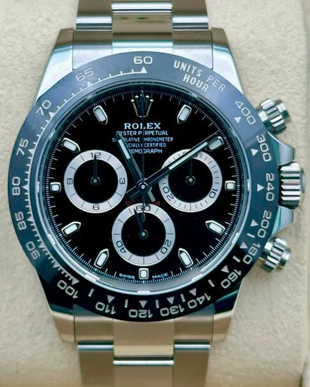2022 Rolex Cosmograph Daytona 40MM Black Dial Oyster Bracelet (116500LN)
