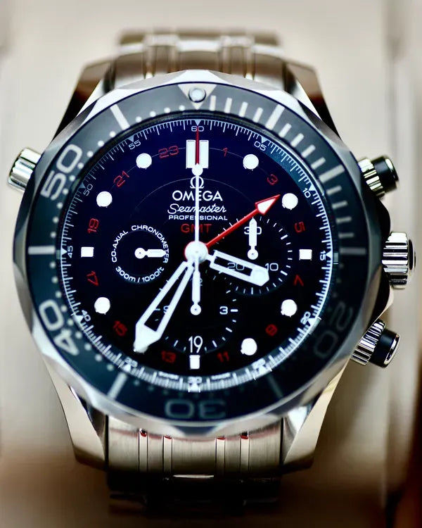 2021 Omega Seamaster Diver 300M 44MM Black Dial Steel Bracelet (212.30.44.52.01.001)
