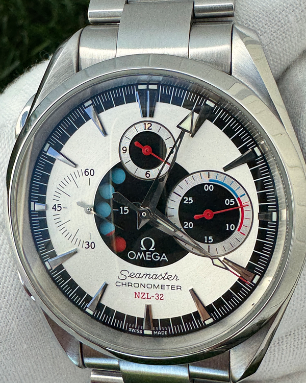 2020 Omega Seamaster Aqua Terra "NZL-32" 42.2MM Silver Dial Steel Bracelet (2513.30.00)