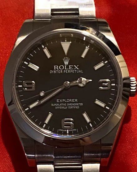 2013 Rolex Explorer 39MM Black Dial Oyster Bracelet (214270)