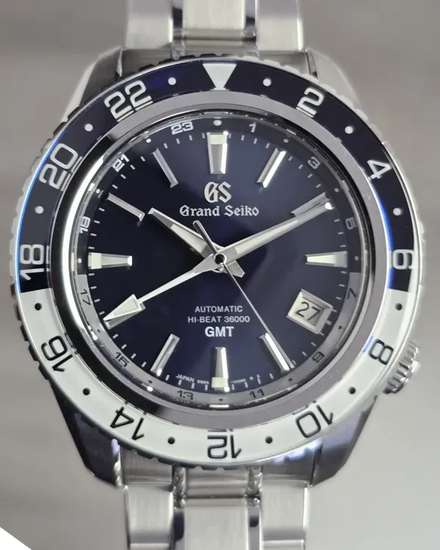 2024 Grand Seiko Sport Collection GMT 44.2MM Blue Dial Steel Bracelet (SBGJ237)