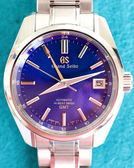 2022 Grand Seiko Heritage GMT "Peacock" L.E. 40MM Blue Dial Steel Bracelet (SBGJ261)