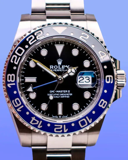 2024 Rolex GMT-Master II "Batman" 40MM Black Dial Oyster Bracelet (126710BLNR)