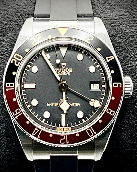 2025 Tudor Black Bay 58' GMT "Coke" 39MM Black Dial Rubber Strap (7939G1A0NRU)
