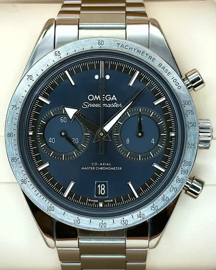 Omega Speedmaster '57 40.5MM Blue Dial Steel Bracelet (332.10.41.51.03.001)