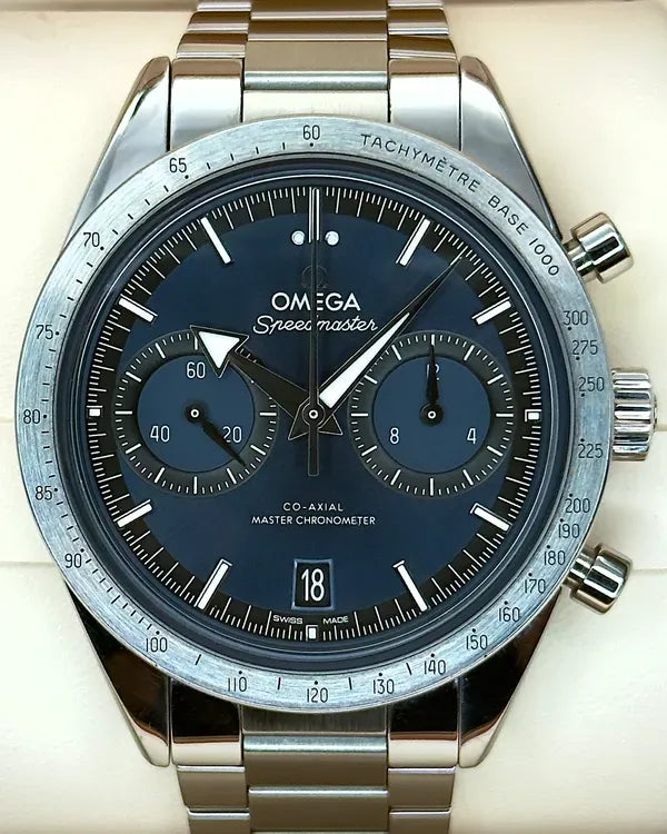 Omega Speedmaster '57 40.5MM Blue Dial Steel Bracelet (332.10.41.51.03.001)