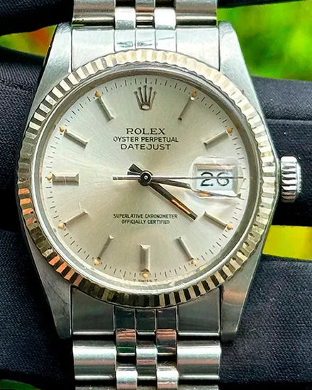 1984 (8 Mil Serial) Rolex Datejust 36MM Silver Dial Jubilee Bracelet (16014)