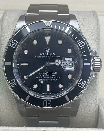 Rolex Submariner Date 40MM Black Dial Oyster Bracelet (16610)