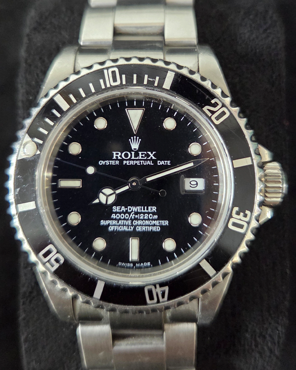 2004 Rolex Sea-Dweller 4000 40MM Black Dial Oyster Bracelet (16600)