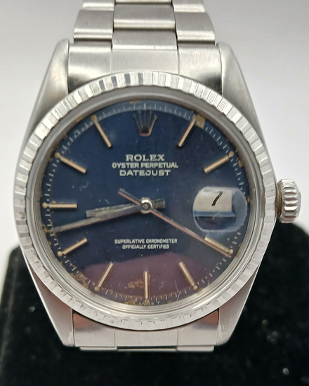 Rolex Datejust 36MM Blue Dial Oyster Bracelet (1603)