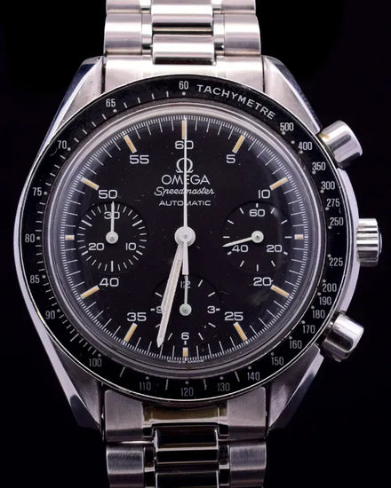 Omega Speedmaster Reduced 39MM Black Dial Steel Bracelet (3510.50.00)