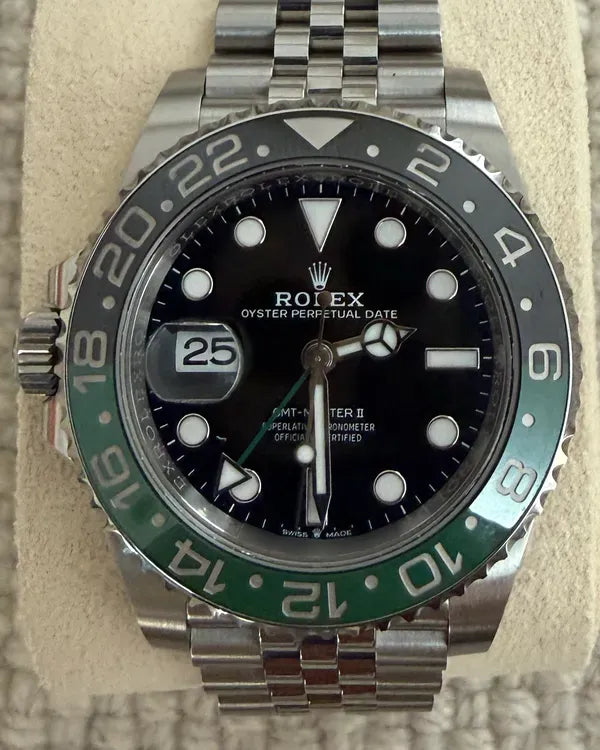 2024 Rolex GMT-Master II "Sprite" 40MM Black Dial Jubilee Bracelet (126720VTNR)