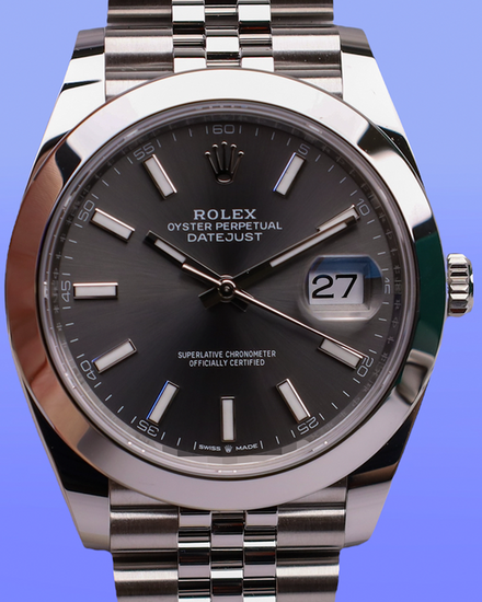 2025 Rolex Datejust 41MM Slate Dial Jubilee Bracelet (126300)