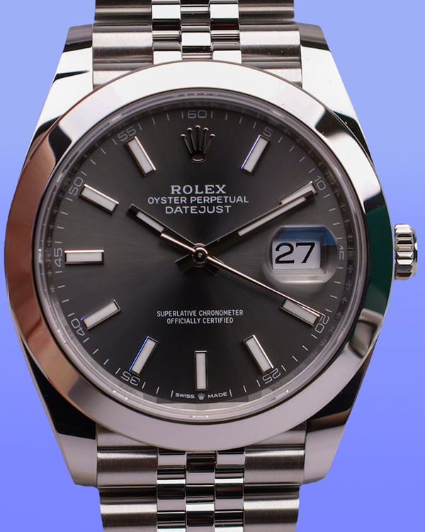 2025 Rolex Datejust 41MM Slate Dial Jubilee Bracelet (126300)