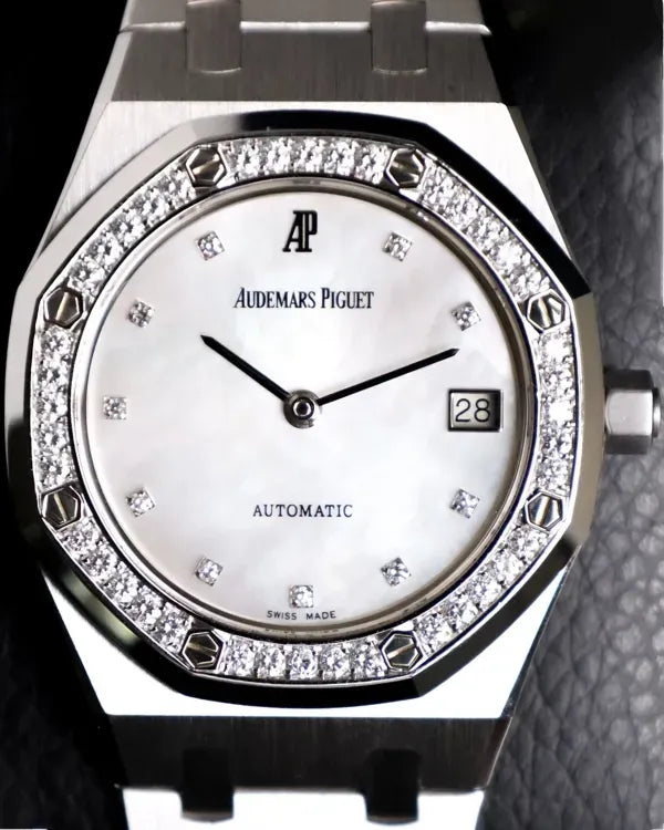 Audemars Piguet Royal Oak 36MM Mother of Pearl Dial White Gold Bracelet (14813BC.ZZ.0789BC.12)