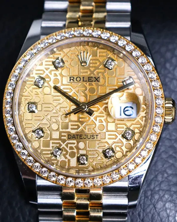 Rolex Datejust 36MM Champagne "Jubilee" Dial Two-Tone Jubilee Bracelet (126283RBR)