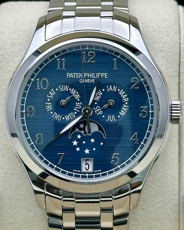 2025 Patek Philippe Annual Calendar 38MM Blue Dial Steel Bracelet (4947/1A-001)